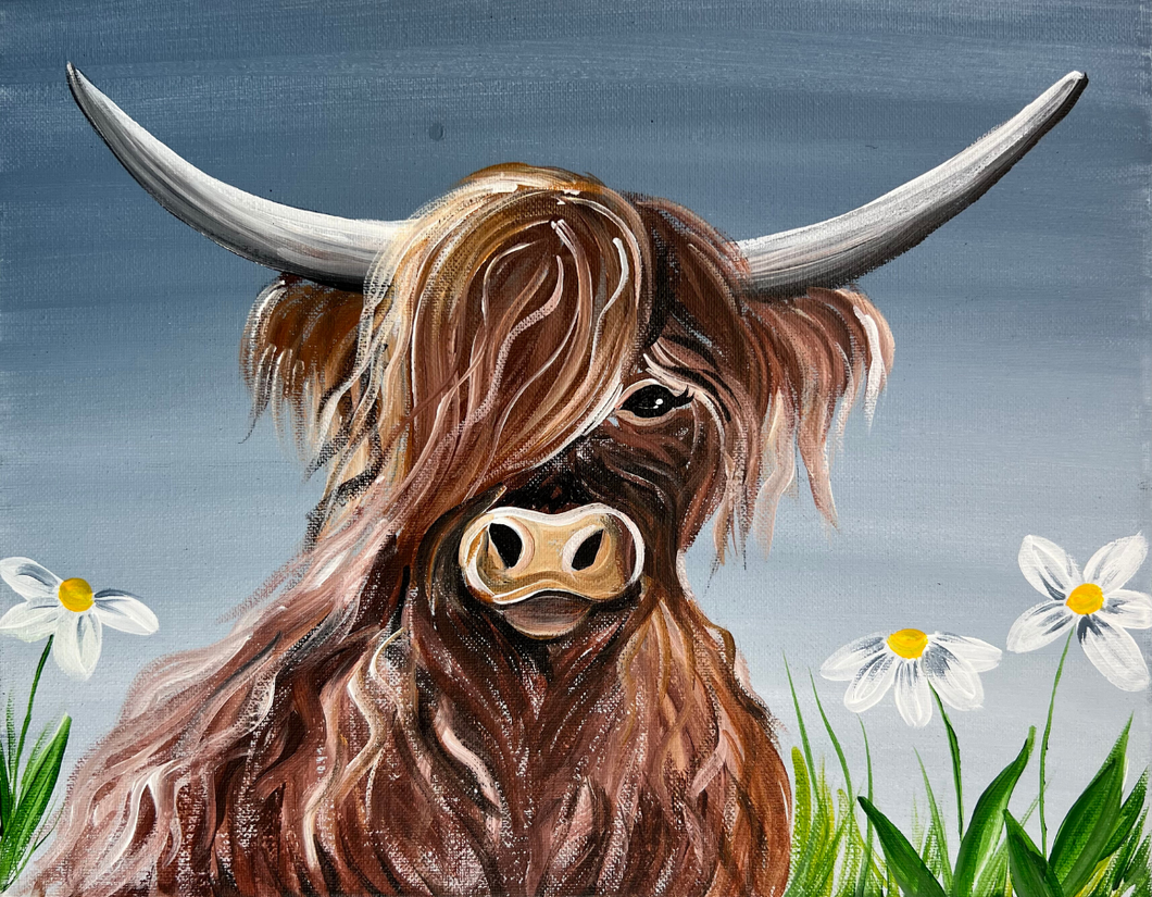 Highland Cow Canvas