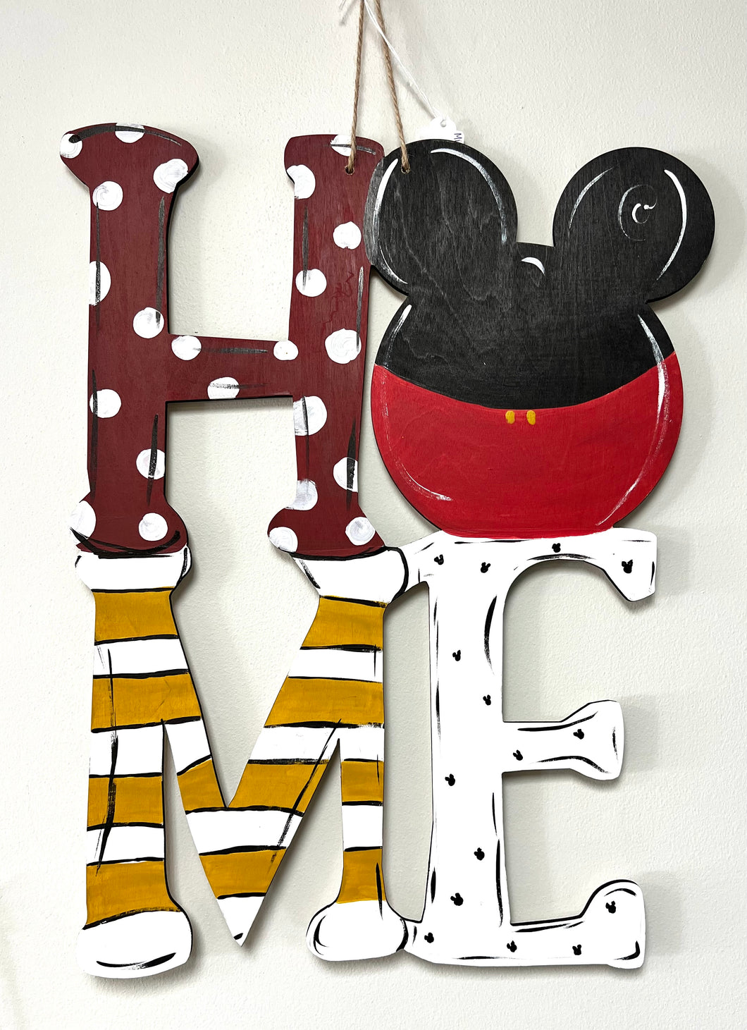 DIY Mickey Home Door Hanger