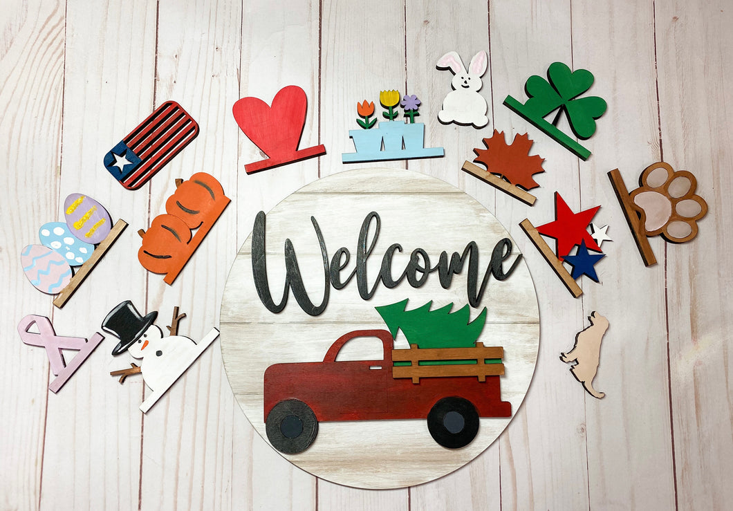 Vintage Truck Welcome (finished)