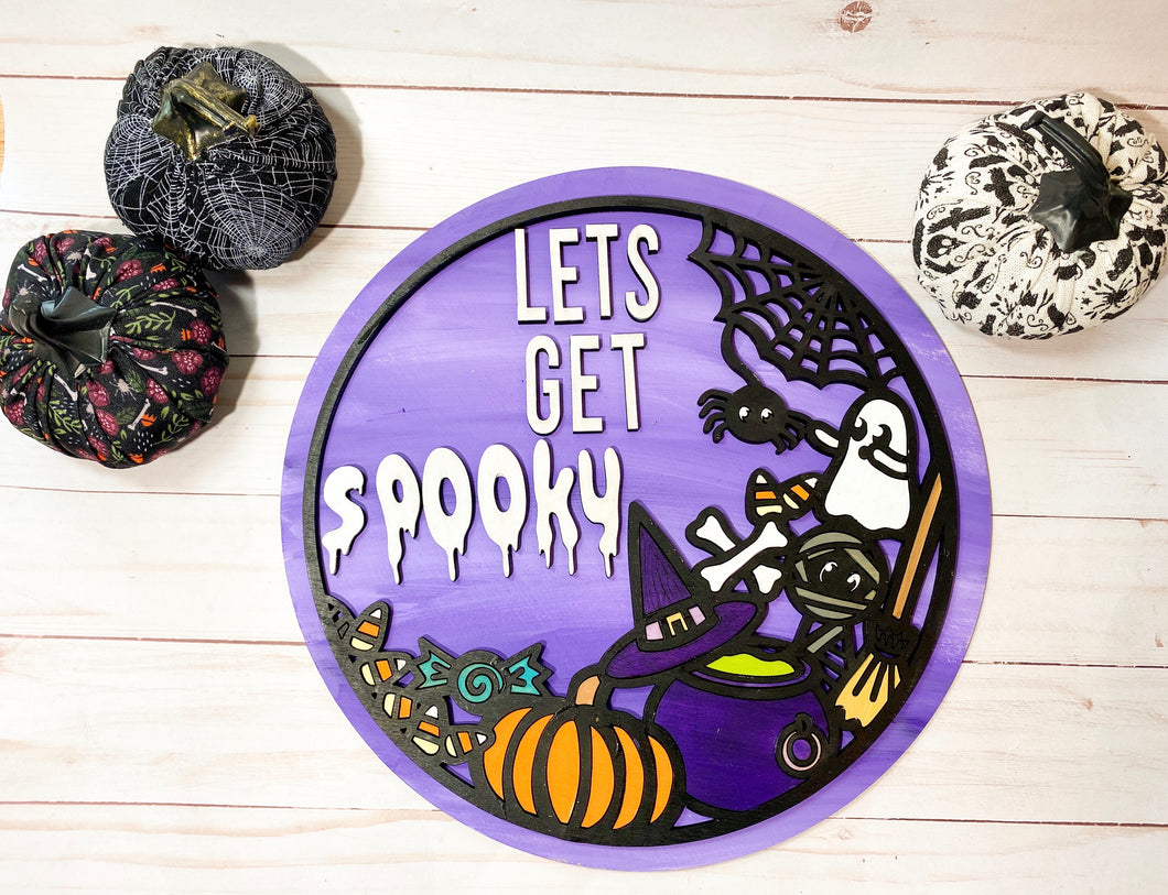Let’s get Spooky sign