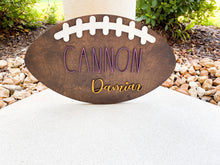 Load image into Gallery viewer, Nursery Football Name Sign
